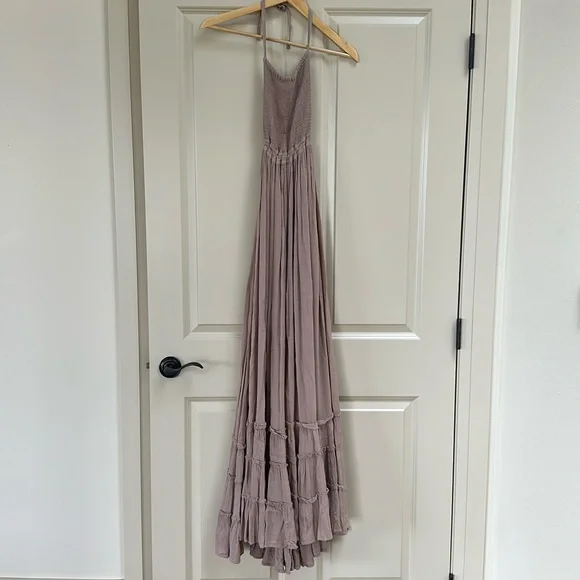 Free People Taupe Maxi Dress - Picture 5 of 12